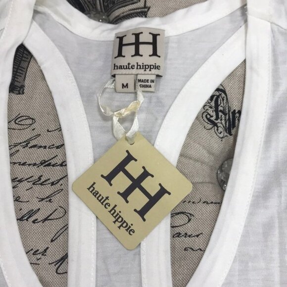 Haute Hippie Rosy Skull Racerback Tank Top - Picture 3 of 3